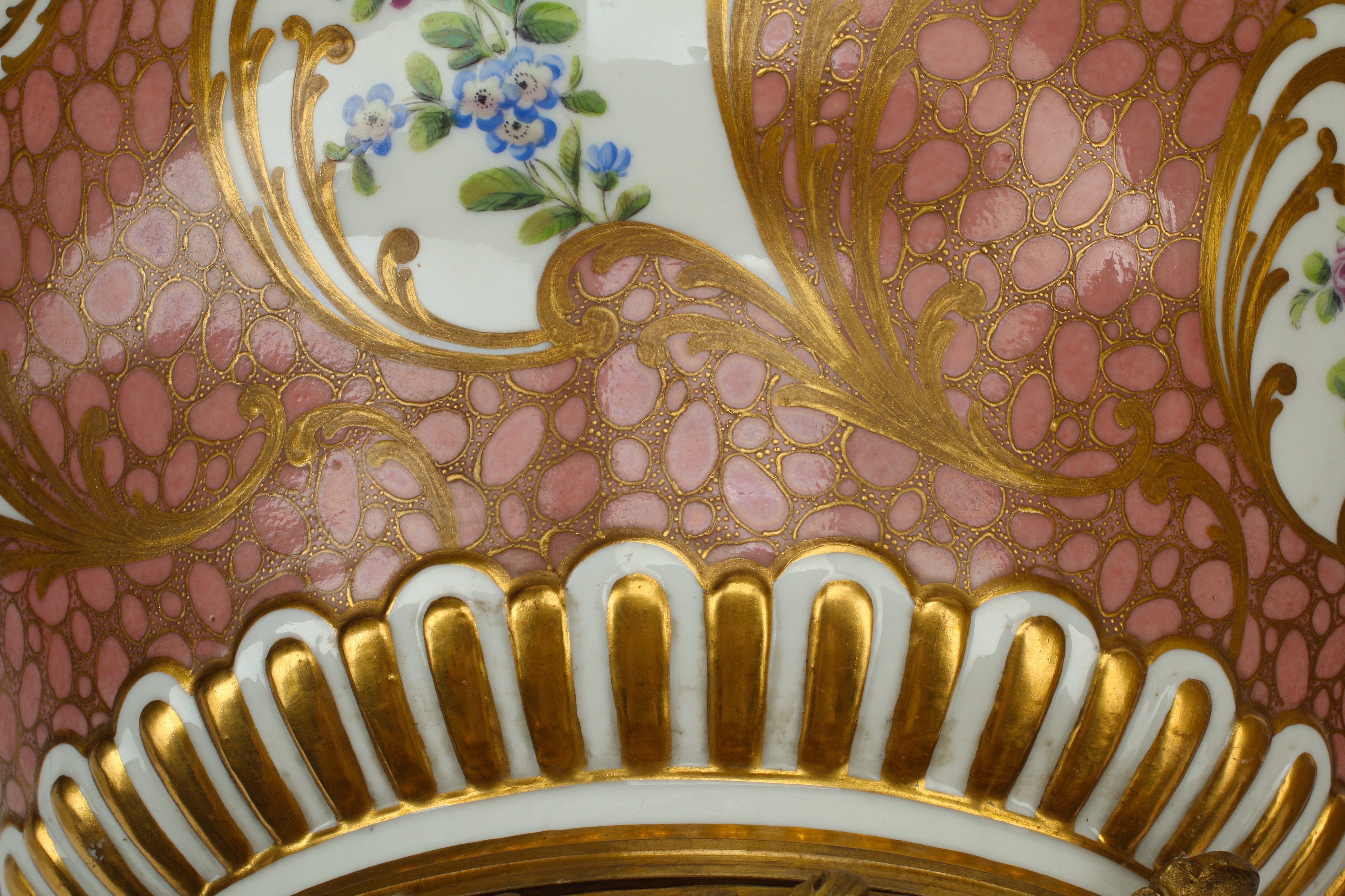 Pair of Sèvres Style Porcelain and Ormolu Potpourri, 19th Century French