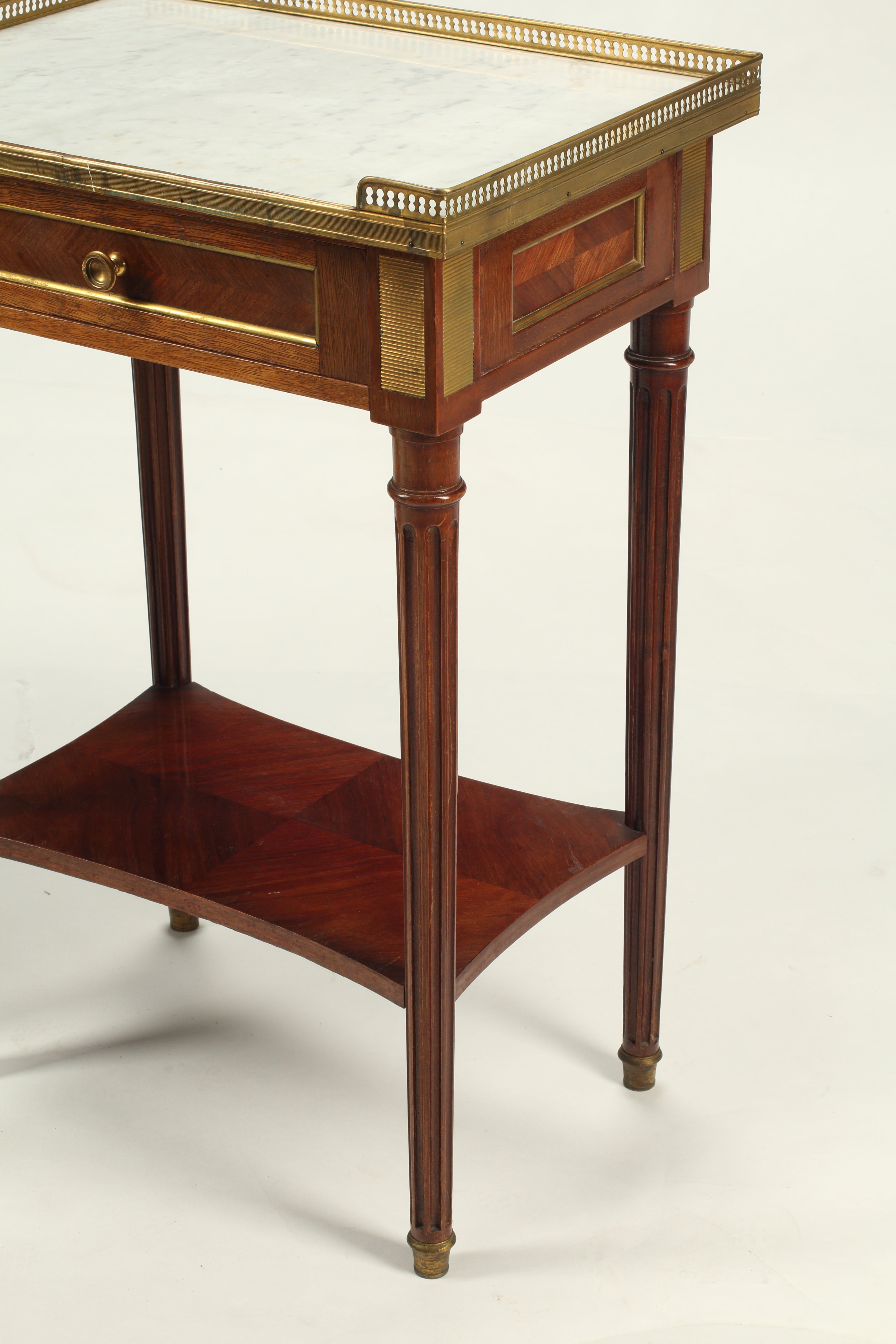 Pair of Louis XVI Style Side Tables, 19th Century French