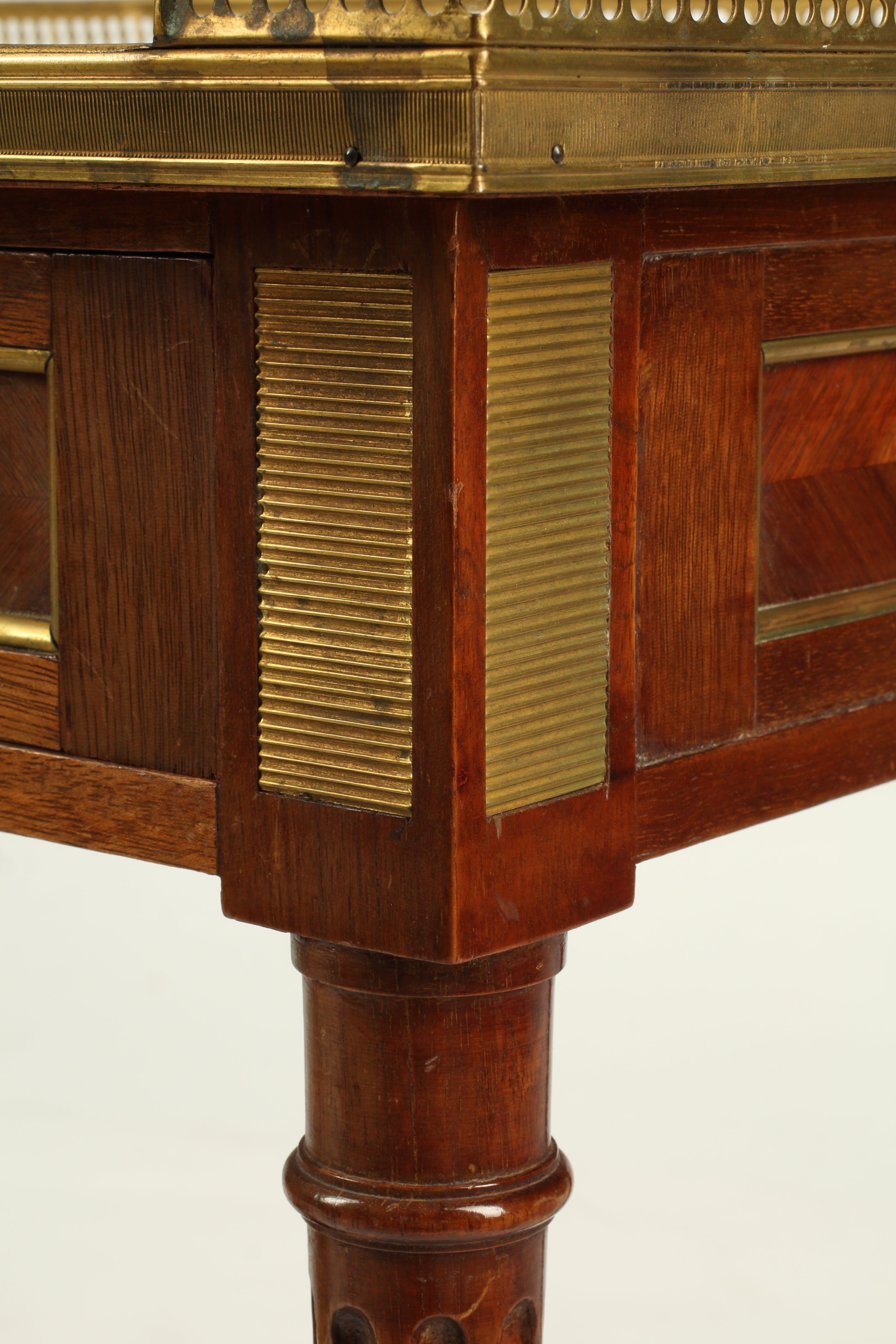 Pair of Louis XVI Style Side Tables, 19th Century French