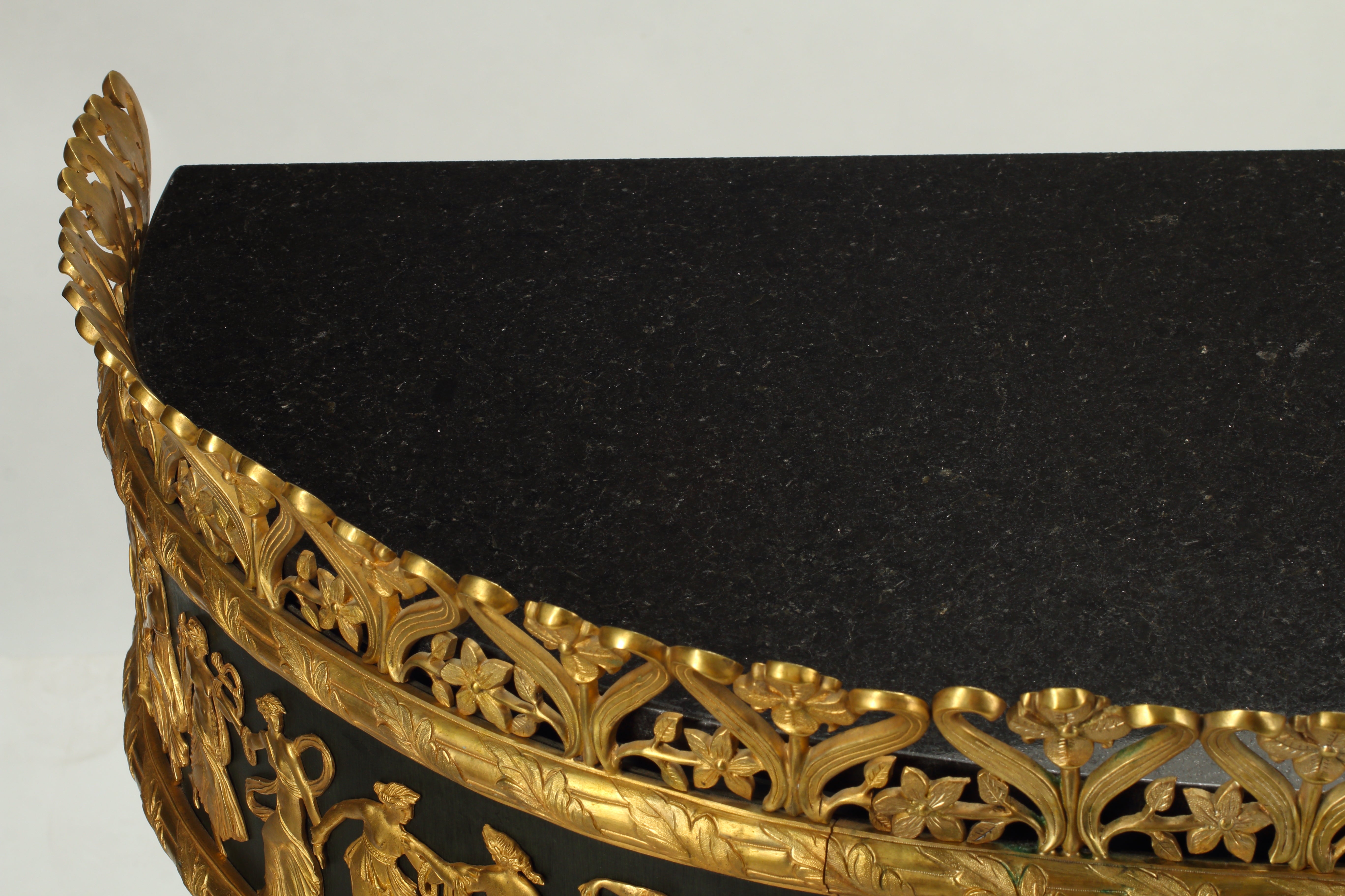 Late 19th Century French Empire Style Console Jardinere
