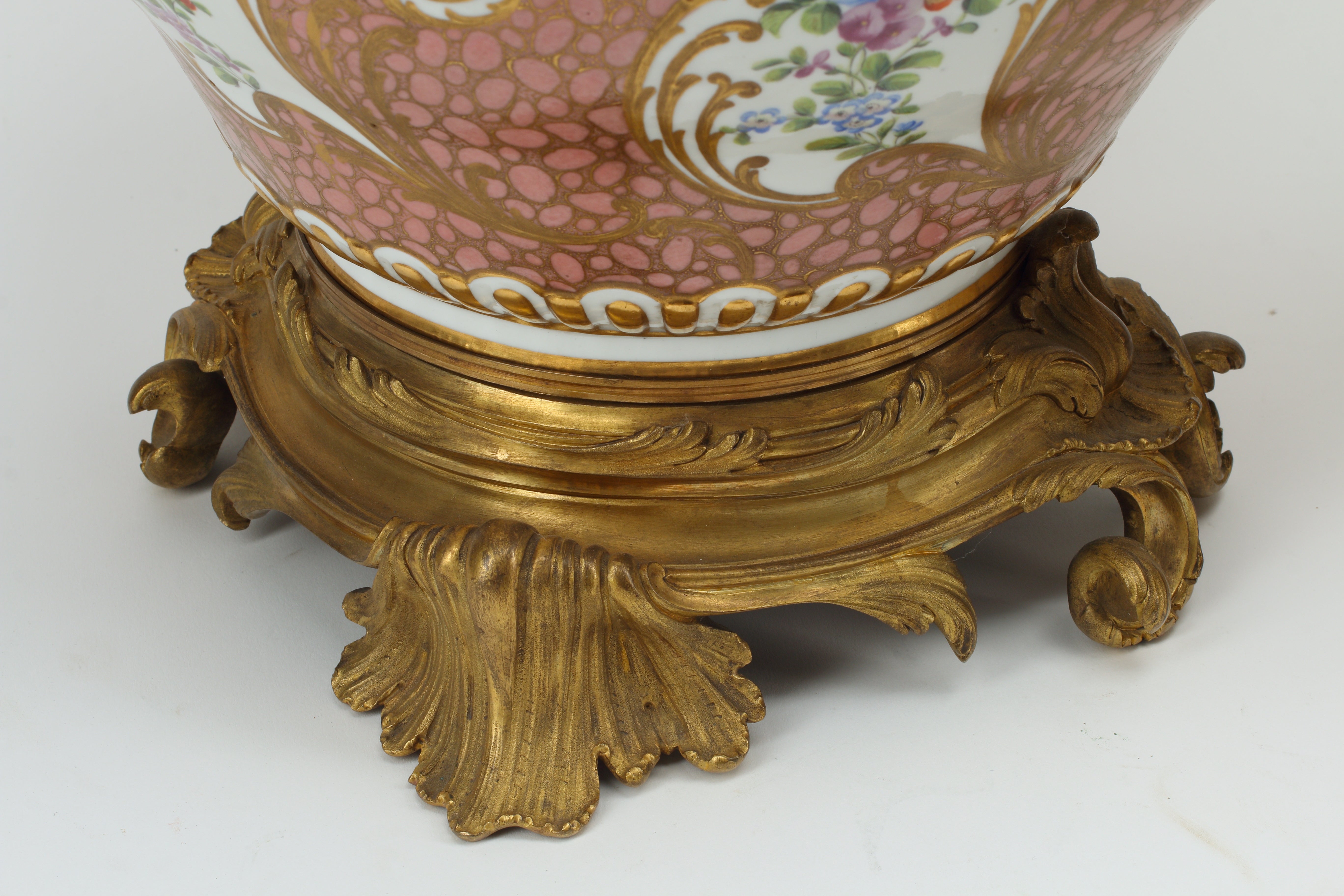 Pair of Sèvres Style Porcelain and Ormolu Potpourri, 19th Century French