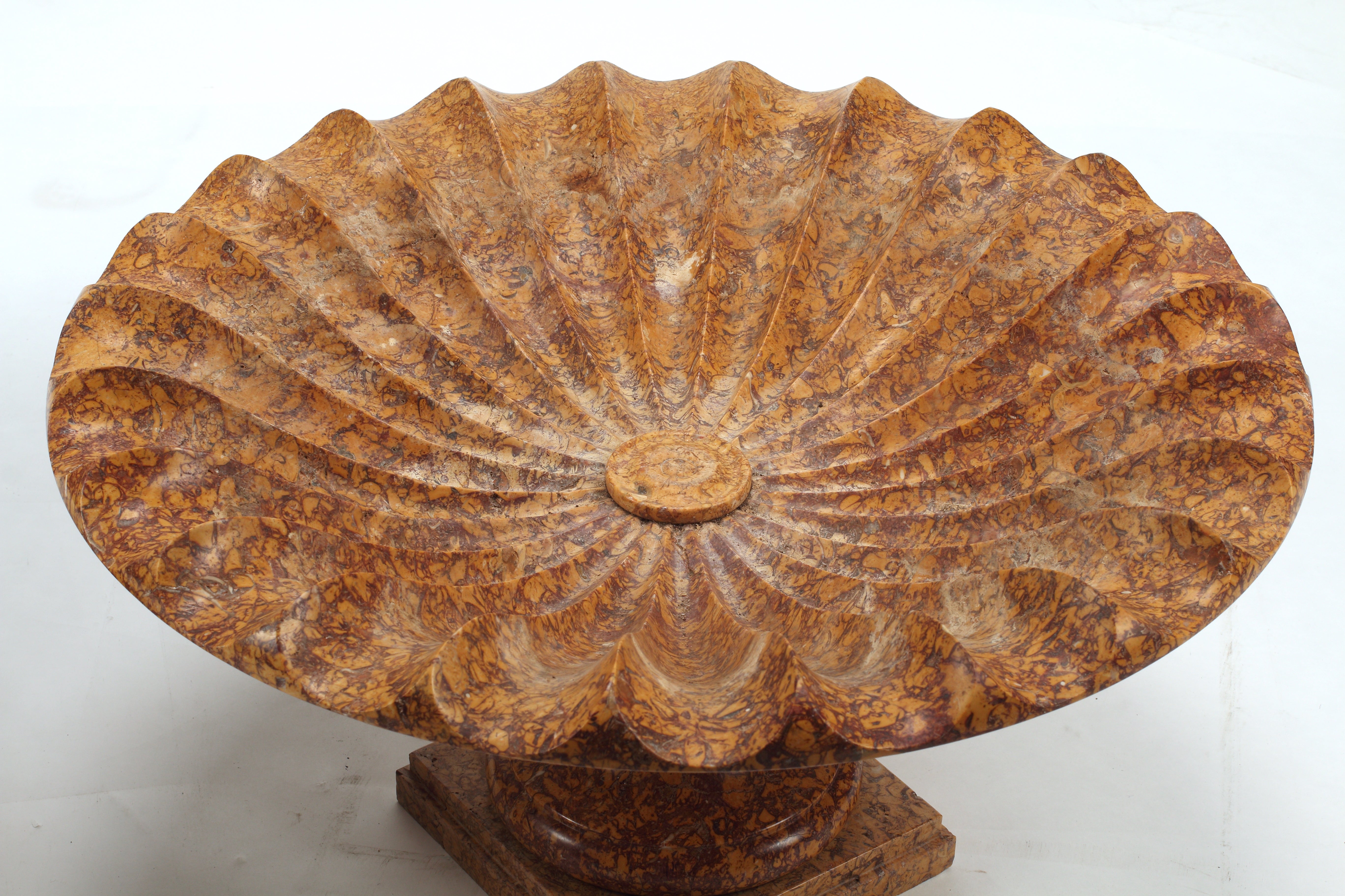Pair of Large Marble Tazzas, 19th Century Italian Neoclassical