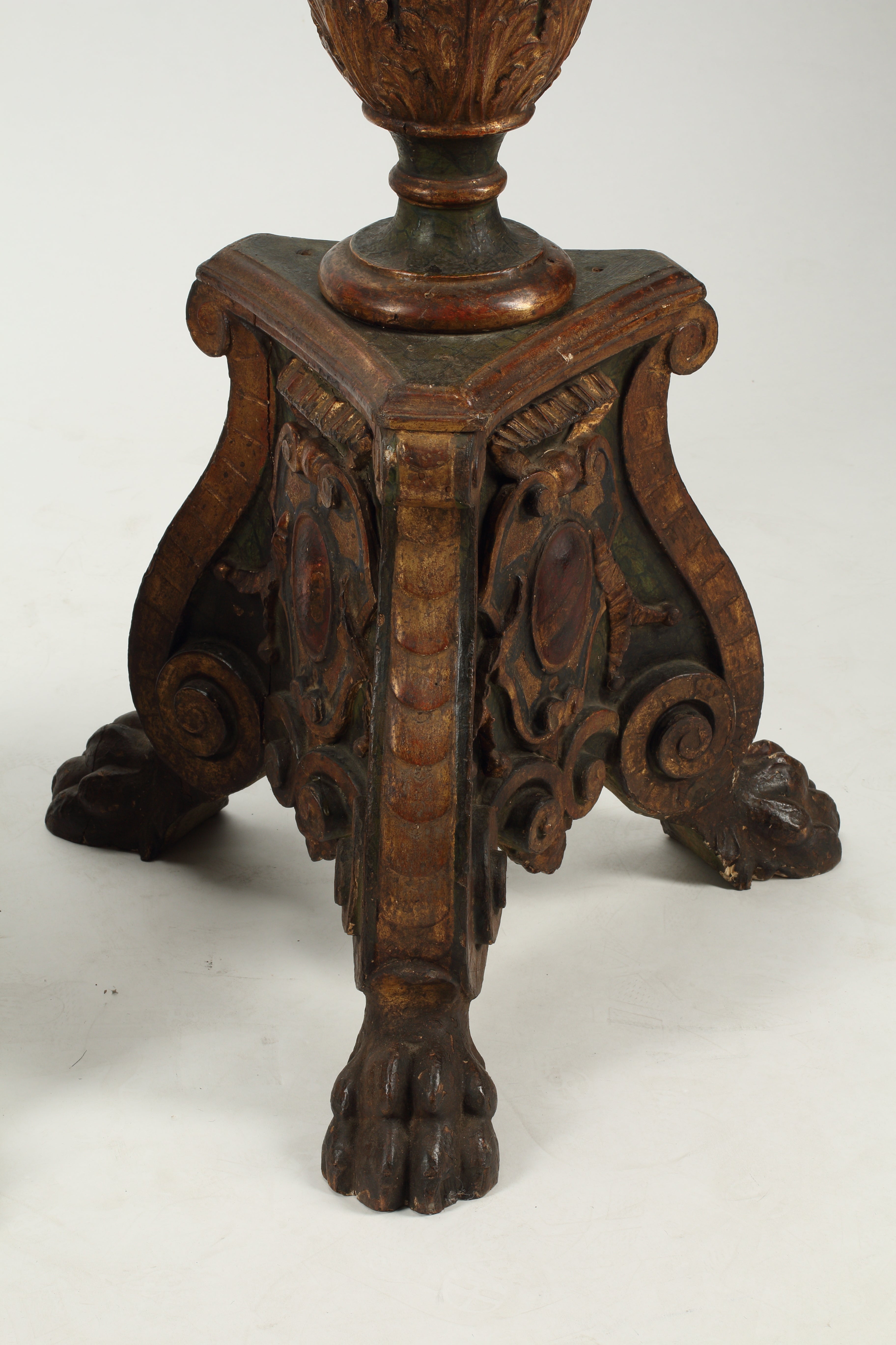 Pair of 19th Century Italian Renaissance Style Large Torcheres