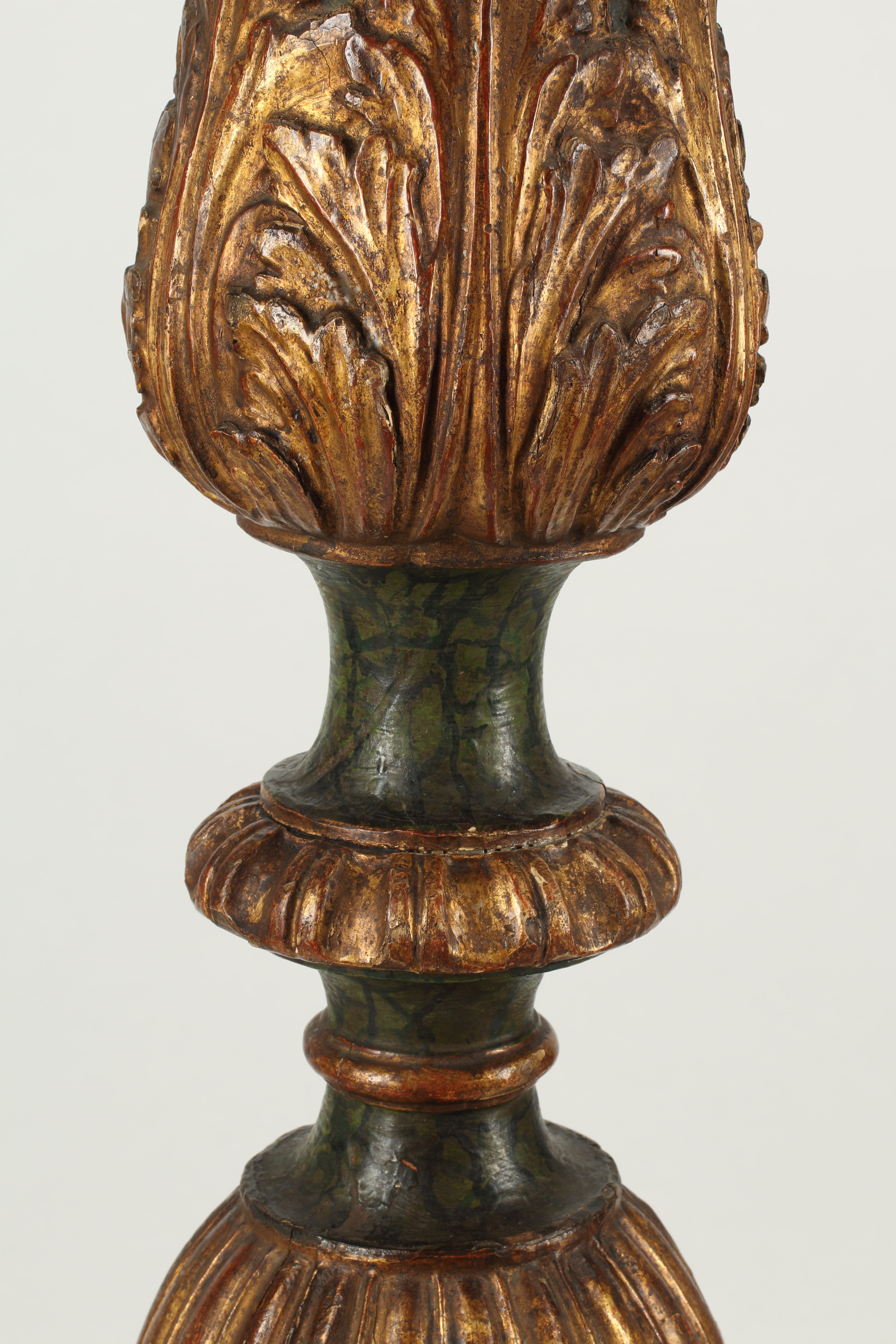 Pair of 19th Century Italian Renaissance Style Large Torcheres