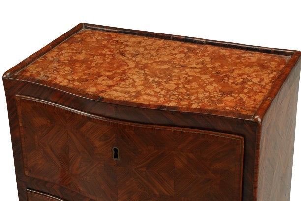 Pair of Two Drawer Side Tables, 18th Century Italian